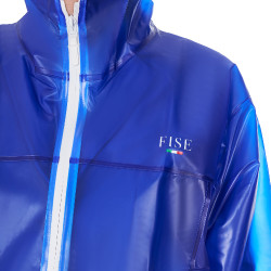 Unisex regenjas Equestro x FISE Blauw van Savoye