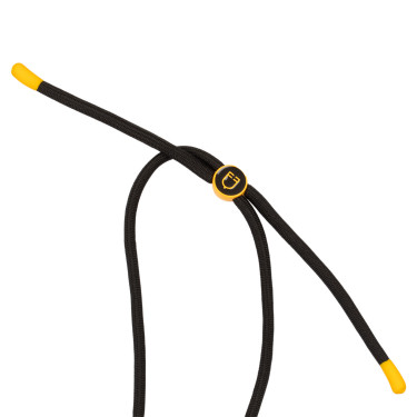 Lanière réglable Equestro pour téléphone portable Noir / jaune Lanière réglable Equestro pour téléphone portable Noir / jaune