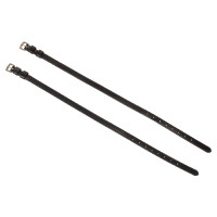 Lanières d’éperons Equestro à passants fixes Noir