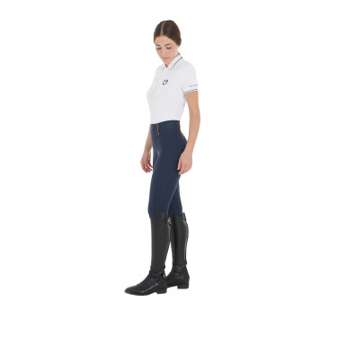 Legging femme Equestro léger coupe slim Marine blazer Bleu marine