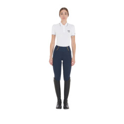 Legging femme Equestro léger coupe slim Marine blazer Bleu marine