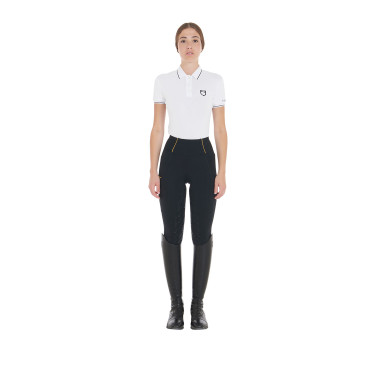 Legging femme Equestro léger coupe slim Noir