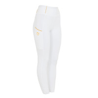 Legging femme Equestro léger coupe slim Blanc