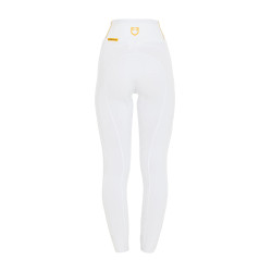 Dameslegging Equestro lichtgewicht slim fit Wit