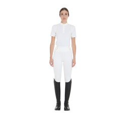 Legging femme Equestro léger coupe slim Blanc