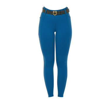 Legging femme Equestro taille haute avec passants de ceinture Coral bleu