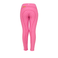 Legging fille Equestro doublé polaire Rose château