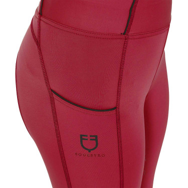 Meisjeslegging Equestro met fleecevoering Scooter Beige