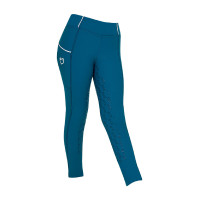 Legging fille Equestro doublé polaire Coral bleu