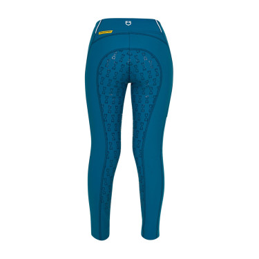 Legging fille Equestro doublé polaire Coral bleu