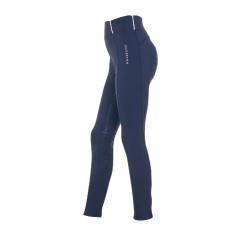 Legging fille Equestro x FISE full grip coupe slim Marine blazer Bleu marine Legging fille Equestro x FISE full grip coupe slim Marine blazer Bleu marine