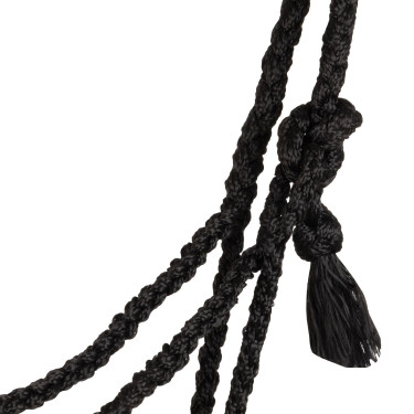 Licol mohair Pool’s motif Diamond Noir / gris