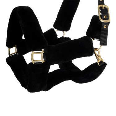 Licol nylon Supreme doublé laine synthétique Premium Noir