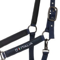 Equestro x FISE halsters, gevoerd en verstelbaar Marineblazer Marineblauw