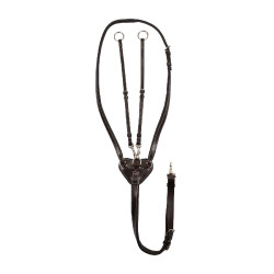 Martingale à anneaux Supreme réglable Marron foncé