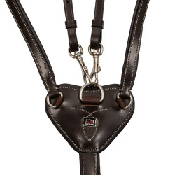 Martingale à anneaux Supreme réglable Marron foncé