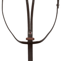 Supreme martingaal met rubber stopper Donkerbruin