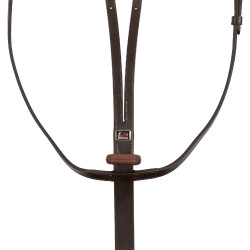 Supreme martingaal met rubber stopper Donkerbruin