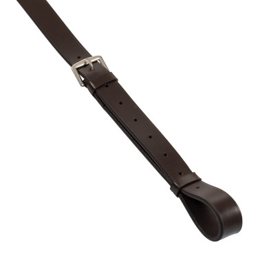 Supreme martingaal met rubber stopper Donkerbruin