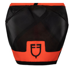 Masque anti-mouches Equestro avec logo frontal Grenadine Rouge
