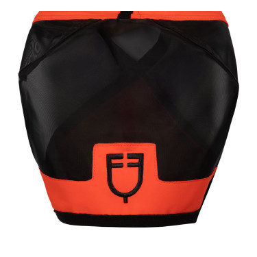 Masque anti-mouches Equestro avec logo frontal Grenadine Rouge