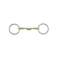 Mors olive inox Pro Bits double brisure Umbria Equitazione