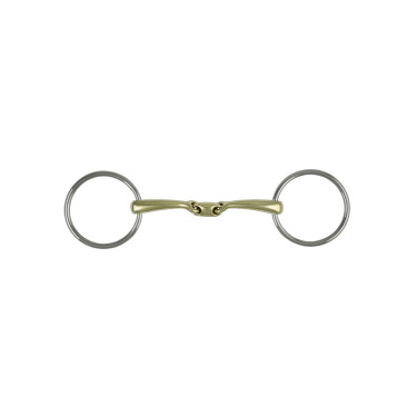 Mors olive inox Pro Bits double brisure Umbria Equitazione