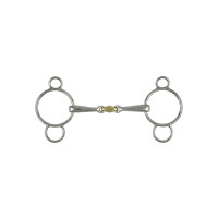 Mors Pessoa 3 pièces laiton Umbria Equitazione Mors Pessoa 3 pièces laiton Umbria Equitazione