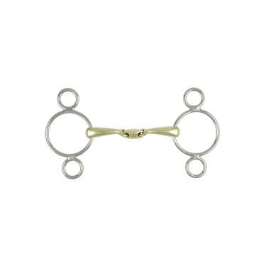 Mors Pessoa inox double brisure Umbria Equitazione