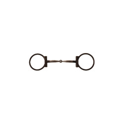 Mors Pool’s D fer bruni avec insert cuivre