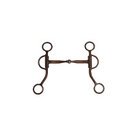 Mors western Pool’s noir avec canon cuivre Mors western Pool’s noir avec canon cuivre