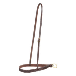 Muserolle pour bridon one-ear Pool’s avec boucles laiton Muserolle pour bridon one-ear Pool’s avec boucles laiton