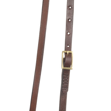 Muserolle pour bridon one-ear Pool’s avec boucles laiton Muserolle pour bridon one-ear Pool’s avec boucles laiton