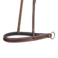 Gewatteerde leren neusriem Pool’s Geolied Gewatteerde leren neusriem Pool’s Geolied