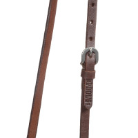 Muserolle rembourrée en cuir Pool’s Huilé Muserolle rembourrée en cuir Pool’s Huilé