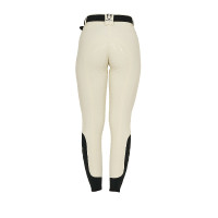 Dames rijbroek Equestro met kniestGrip hoge taille Antiek wit Beige Dames rijbroek Equestro met kniestGrip hoge taille Antiek wit Beige