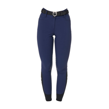 Pantalon d’équitation femme Equestro grip genoux taille haute Marine blazer Bleu marine Pantalon d’équitation femme Equestro grip genoux taille haute Marine blazer Bleu marine