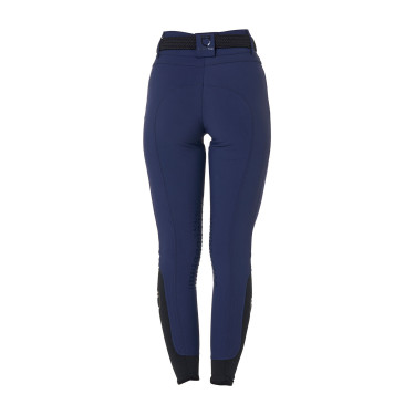 Pantalon d’équitation femme Equestro grip genoux taille haute Marine blazer Bleu marine Pantalon d’équitation femme Equestro grip genoux taille haute Marine blazer Bleu marine
