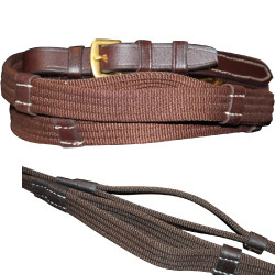 Teugels stof met handgrepen 19 mm Chetak Teugels stof met handgrepen 19 mm Chetak