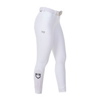 Damesrijbroek Equestro x FISE full grip Wit Damesrijbroek Equestro x FISE full grip Wit