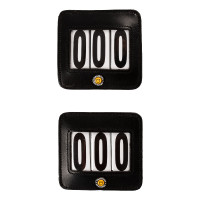 Wedstrijdbordje Equestro 3 cijfers 9×8 cm Zwart Wedstrijdbordje Equestro 3 cijfers 9×8 cm Zwart