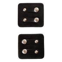 Porte-numéro de concours Equestro 3 chiffres 9×8 cm Noir