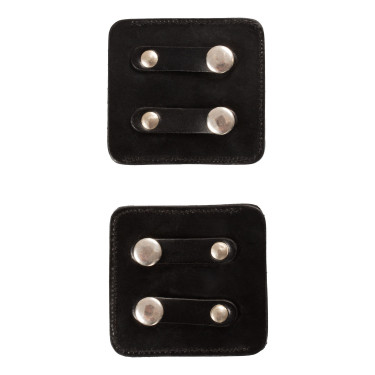 Wedstrijdbordje Equestro 3 cijfers 9×8 cm Zwart