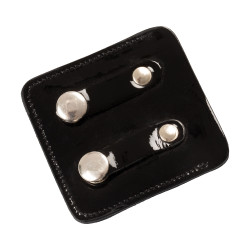 Porte-numéro de concours Equestro avec cristaux Noir