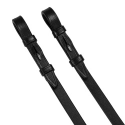 Rênes de dressage Supreme doubles Noir