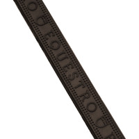 Rênes en caoutchouc Equestro grip en relief et finitions argentées Noir Rênes en caoutchouc Equestro grip en relief et finitions argentées Noir