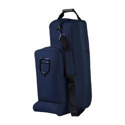 Sac à bottes et casque Equestro en Cordura Marine Bleu marine