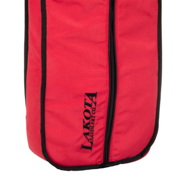 Lakota western tas voor hoofdstel + halster Rood
