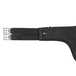 Sangle bavette Equestro en cuir Noir