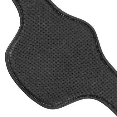 Sangle bavette Equestro en cuir Noir